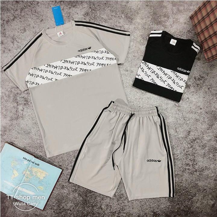 Bộ Đồ Cộc Tay Nam Chất Cotton Mặc Mùa Hè Cực Mát