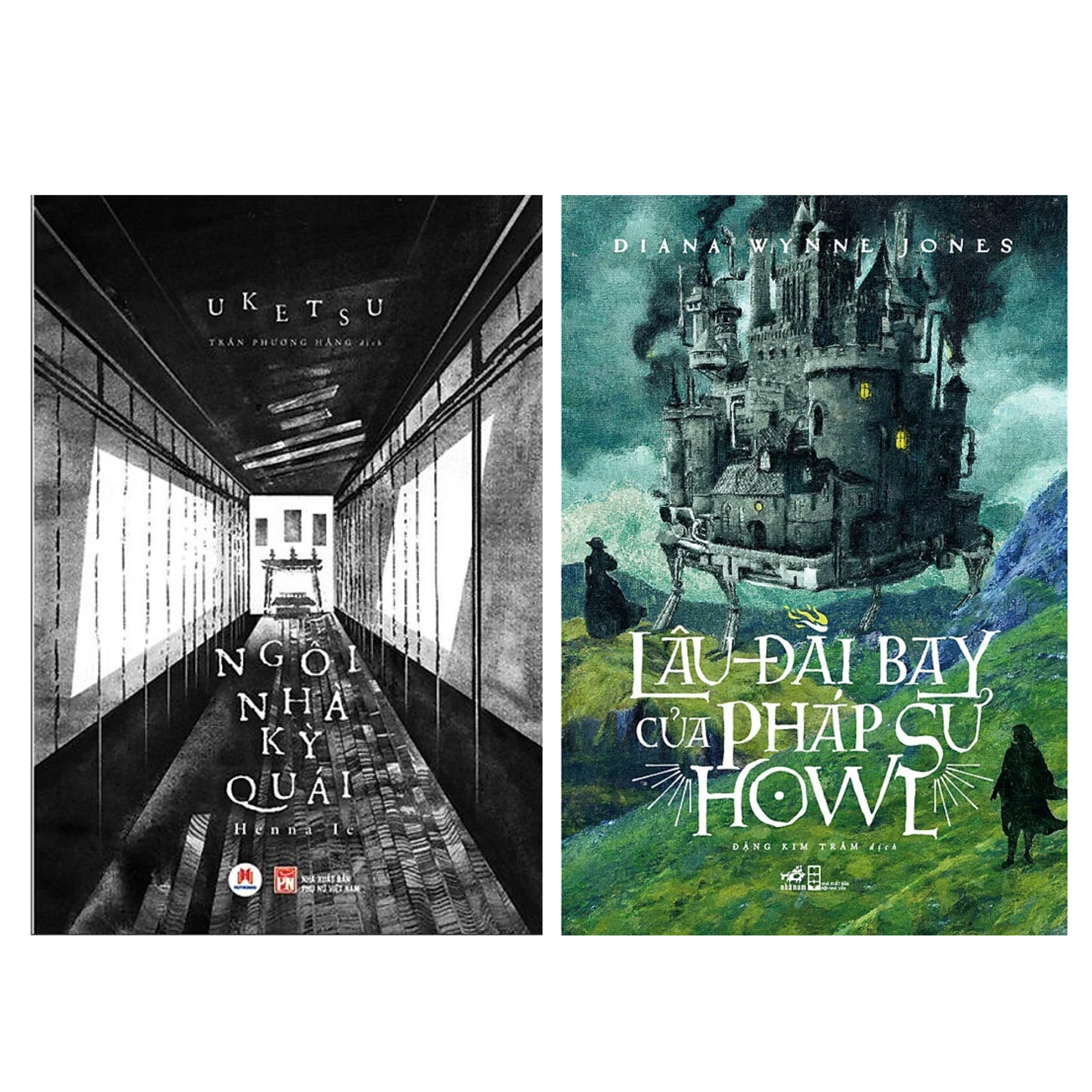 Combo 2 Cuốn : Ngôi Nhà Kỳ Quái + Lâu Đài Bay Của Pháp Sư Howl