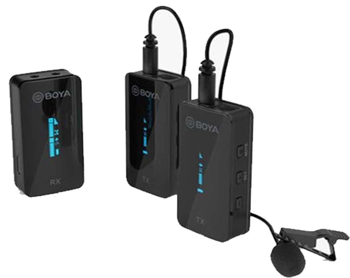 Mic thu âm Boya BY-XM6-S2 Ultracompact 2.4GHz Dual-channel Microphone , Hàng chính hãng