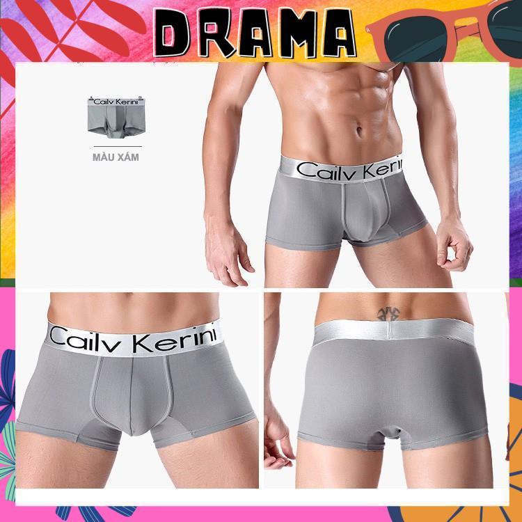 Quần sịp đùi nam, Quần sịp nam boxer cotton cao cấp Phong cách Thể thao đai lớn co giãn 4 chiều thoáng mát DRAMA SIP006