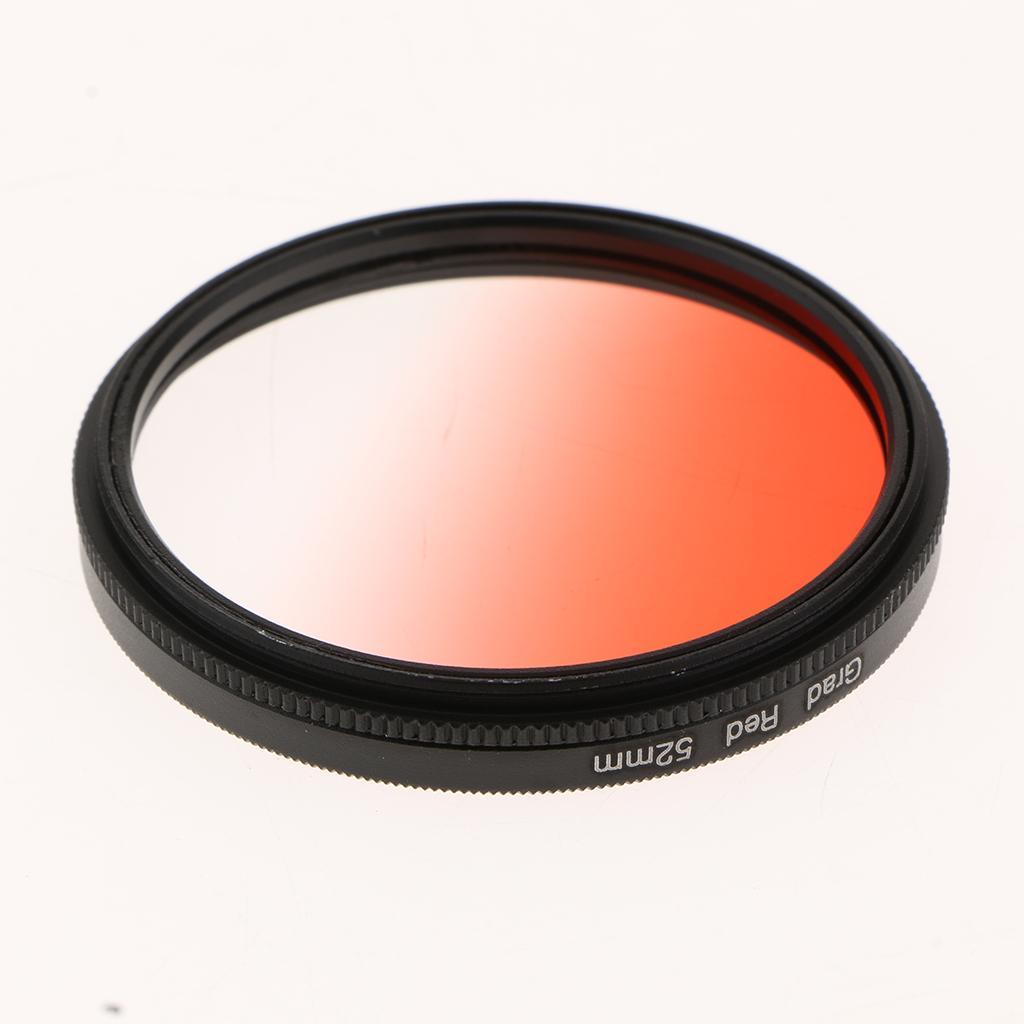 Gradual Color Lens Filter 52mm for Canon Digital SLR Camera Accessory