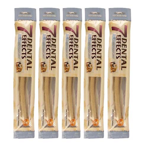 Combo 5 cây Xương gặm sạch răng thơm miệng cho cún cưng 7 Dental Effects 3 vị Bò/Bắp ngô/Quả bơ