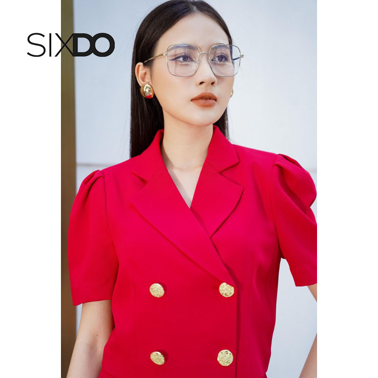 Áo vest ngắn tay dáng lửng SIXDO