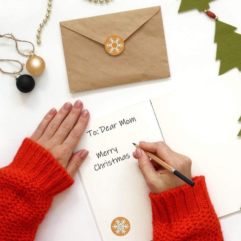 Cuộn 500 Miếng Dán Trang Trí Giáng Sinh