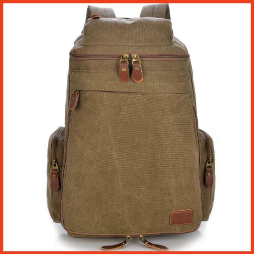 Balo TLG Ba lô canvas phối da nam 205876