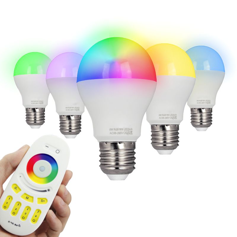 Bóng đèn thông minh LED Bulb đổi màu 6W RGB + CCT