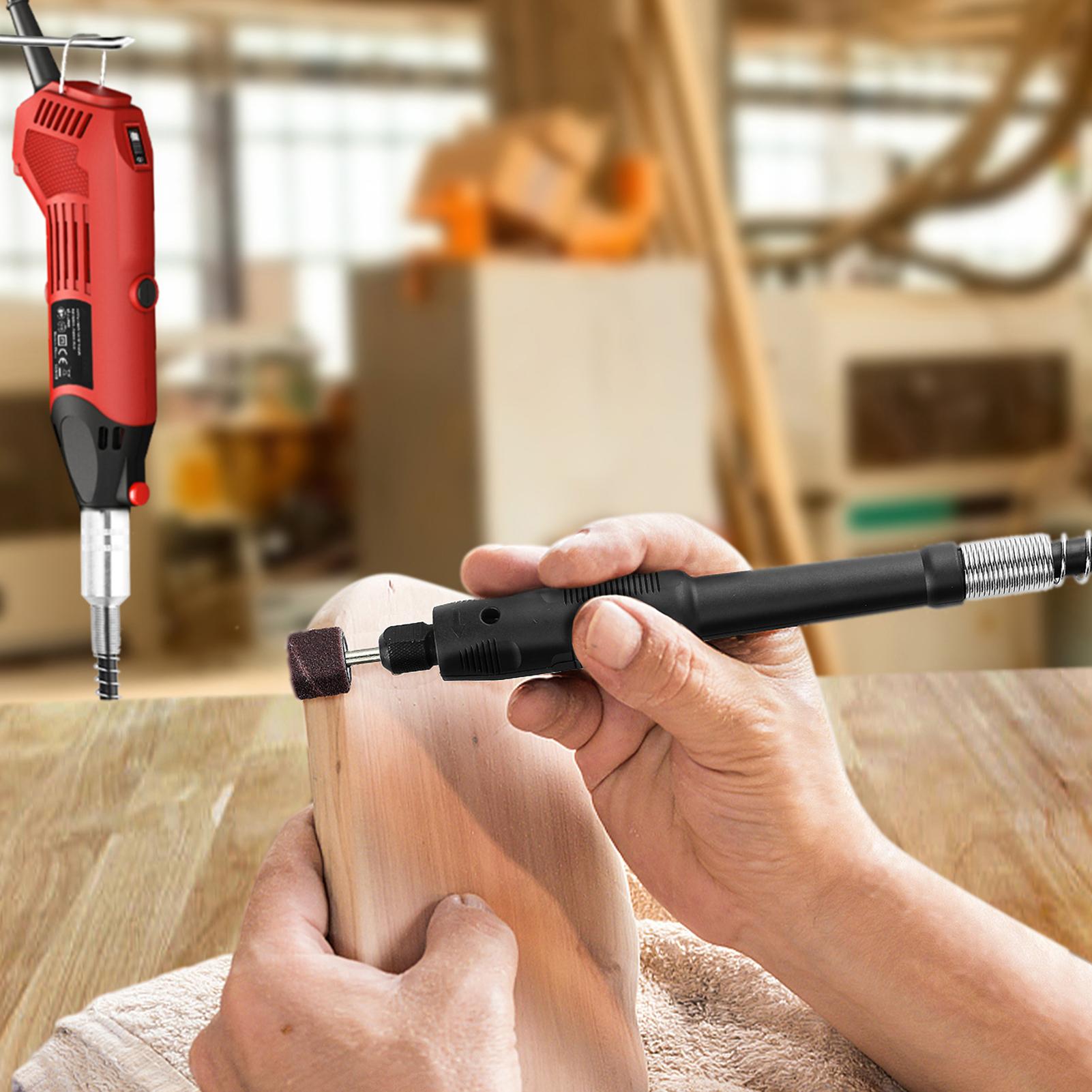 Bộ Dụng Cụ Xoay AC Máy Mài Điện 6 Tốc Độ Biến Đổi 8000-35000RPM 170W Để Đánh Bóng Chạm Khắc Và Tạo Hình Có Hộp Đựng