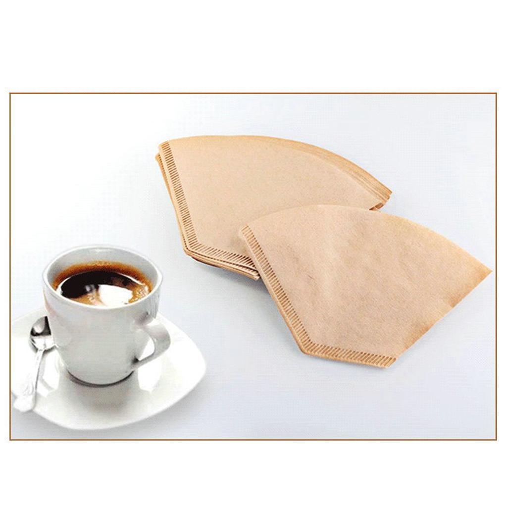 2x100 Pieces Coffee Filter Paper No. 4 for 2-4 Cups Coffee Makers