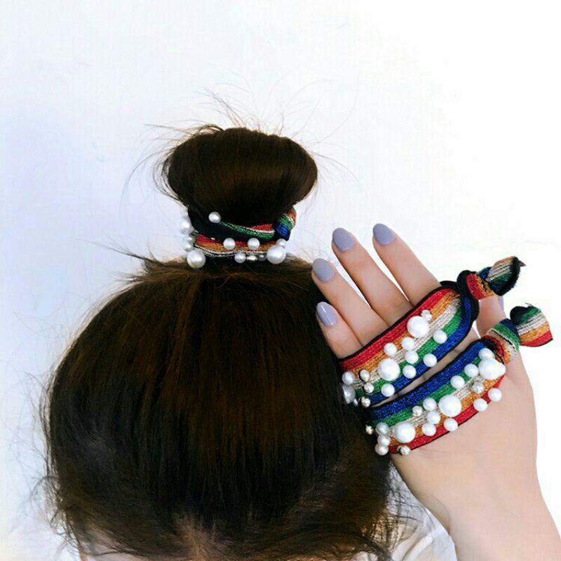 Dây Buộc Tóc Hàn Quốc Xoắn Lò Xo siêu cưng