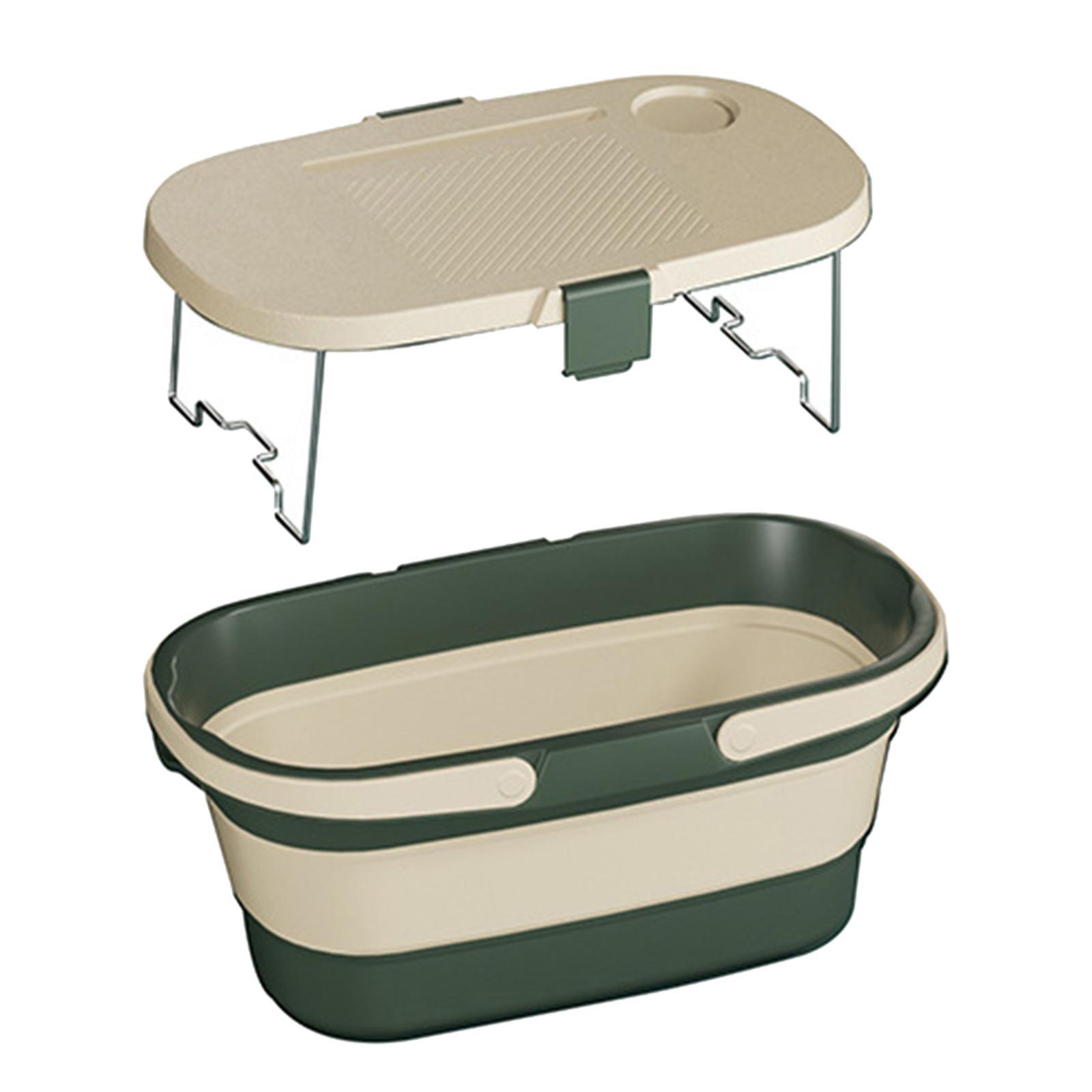 Collapsible Picnic Basket Large Capacity Storage Box Portable Storage Basket