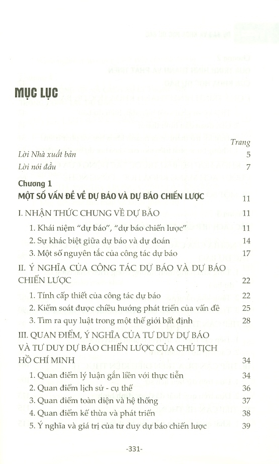 Dự Báo Và Khoa Học Dự Báo (Sách chuyên khảo)