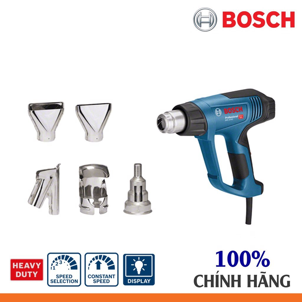 Máy thổi hơi nóng BOSCH GHG20-63 (2000W)/06012A62K0