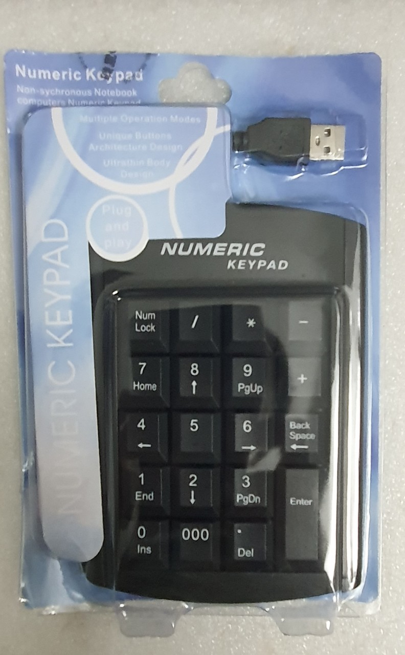 Bàn phím số dành cho kế toán - Bàn phím số usb dùng cho kế toán - Hàng chính hãng