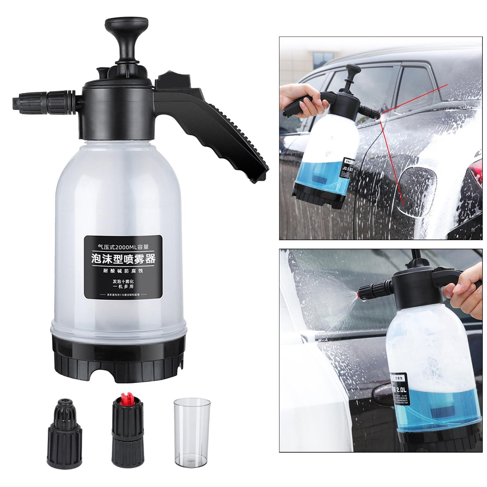 Car Hand Pump Pressure Foam Sprayer Hand Pressurized for Home Cleaning