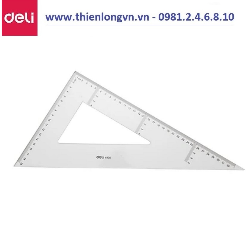 Bộ thước eke 33cm Deli 6435