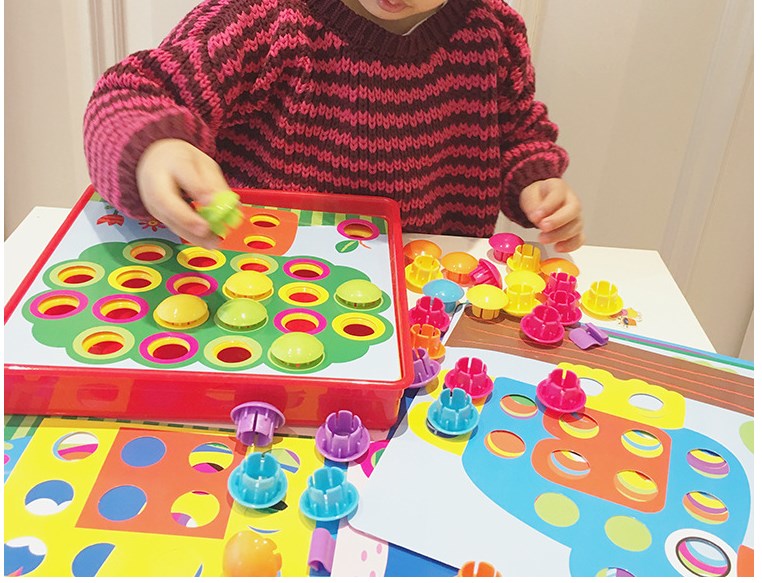 Đồ chơi kỹ năng - Bộ Nút cài Button Idea rèn kỹ năng cho bé từ 12m+