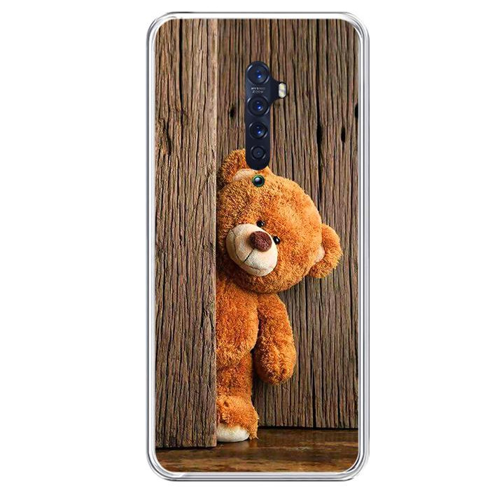 Ốp lưng dẻo cho điện thoại Oppo Reno 2 - 0136 TEDDY - Hàng Chính Hãng