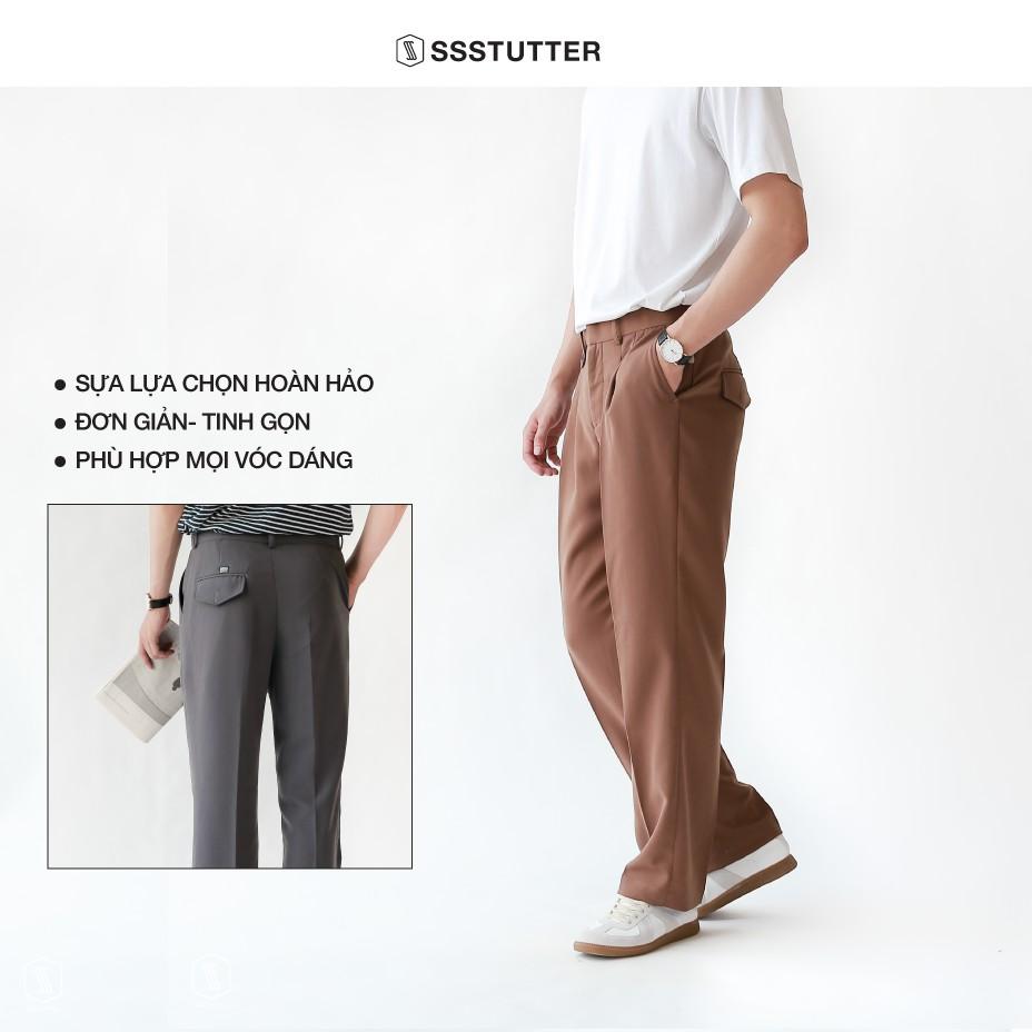 Quần dài Nam form rộng rãi thoải mái SSSTUTTER vải cao cấp thoải mái dễ chịu 3 màu Med Pants