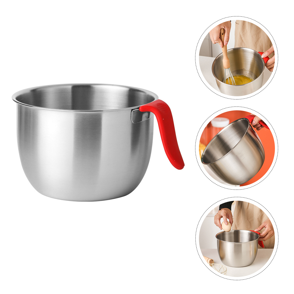 1 Đồng Hồ Trộn Inox Kem Bát Chức Năng Đánh Bát Có Tay Cầm Cho Nhà Bếp