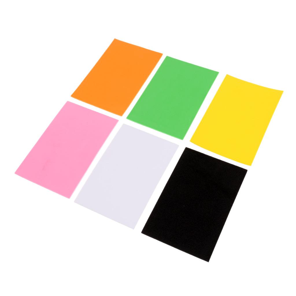 6Pcs 2mm Fly Tying EVA Foam Sheet Fly Tying Materials Crafts for Fly Fishing