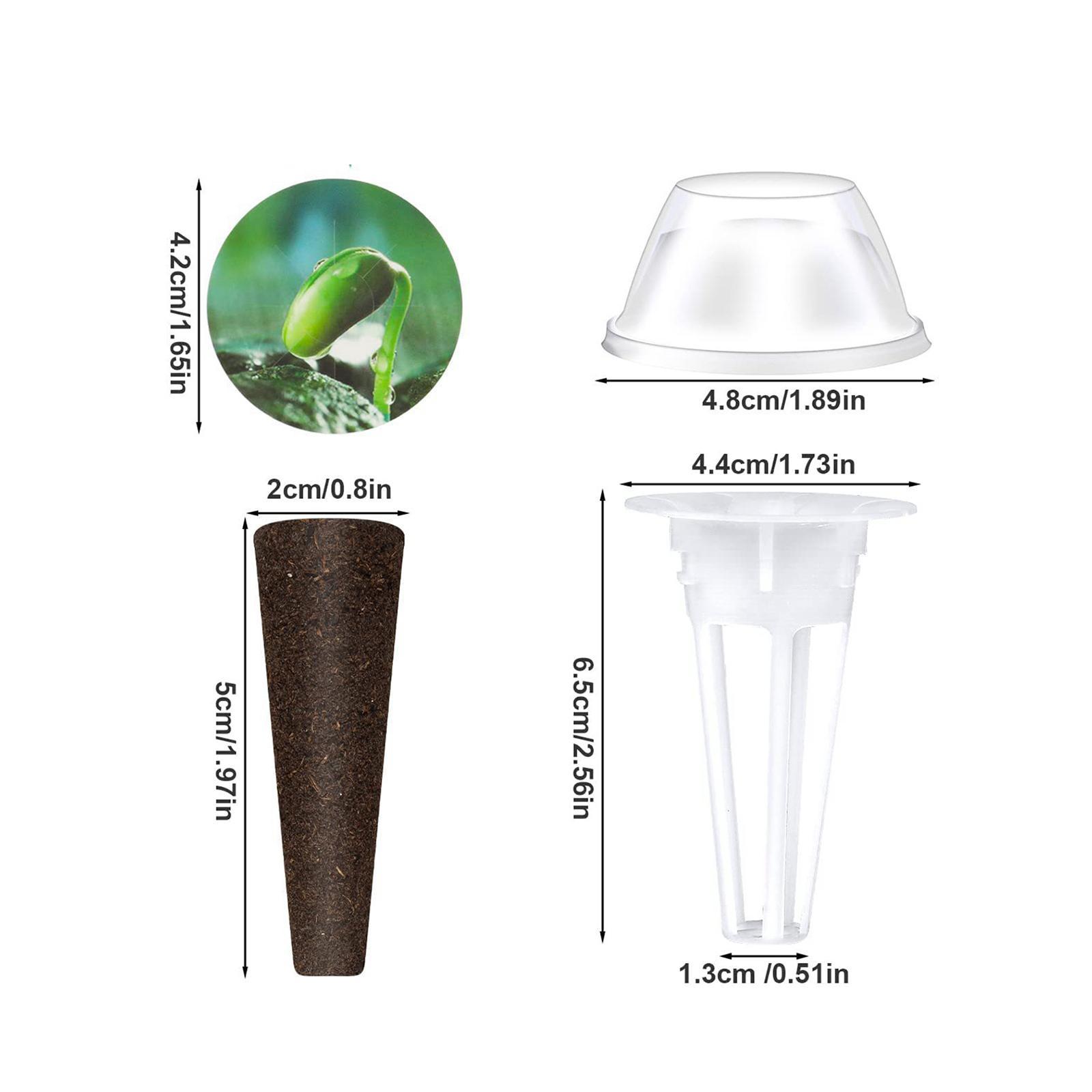 Grow Baskets Containers Replacement Garden Slotted Cups for Hydroponics