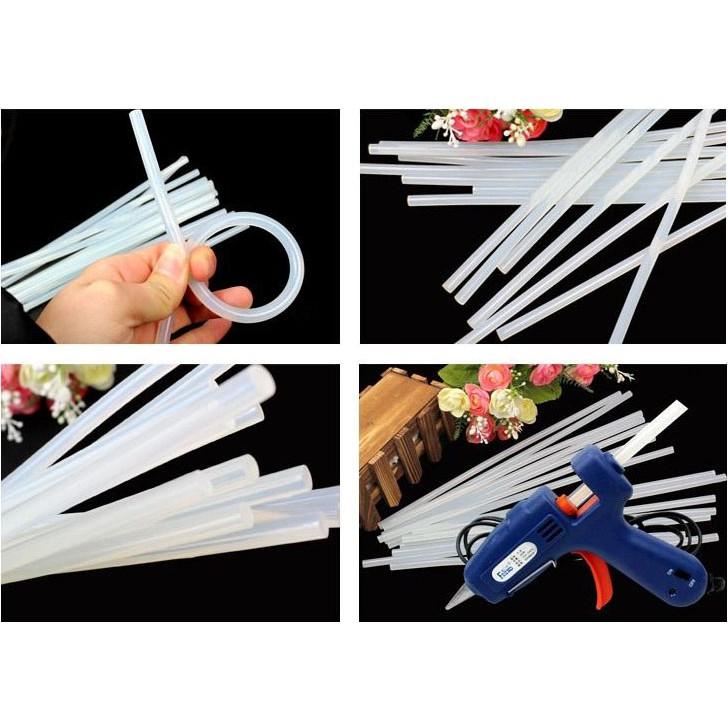 Combo 10 cây keo nến silicon đường kính 7mm x dài 250mm