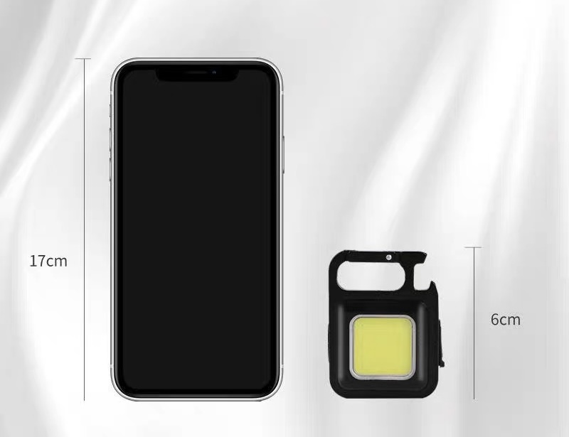 Đèn pin mini kiêm móc khoá siêu sáng ,3 Chế Độ Sáng Kèm Dây Sạc USB - Type C, đèn led móc khoá đa năng , nhỏ gọn