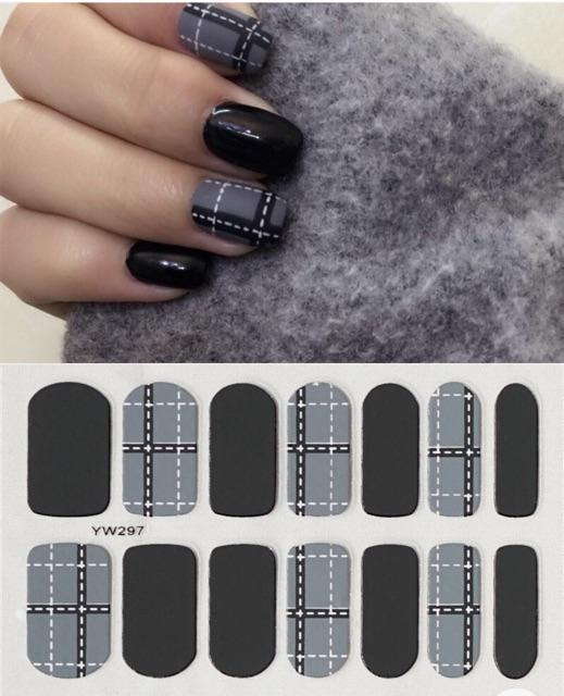 Set dán móng tay nails dán nghệ thuật nhiều màu - có ngay bộ móng đẹp trong 5 phút (Nail wraps / Nail stickers) CAM04