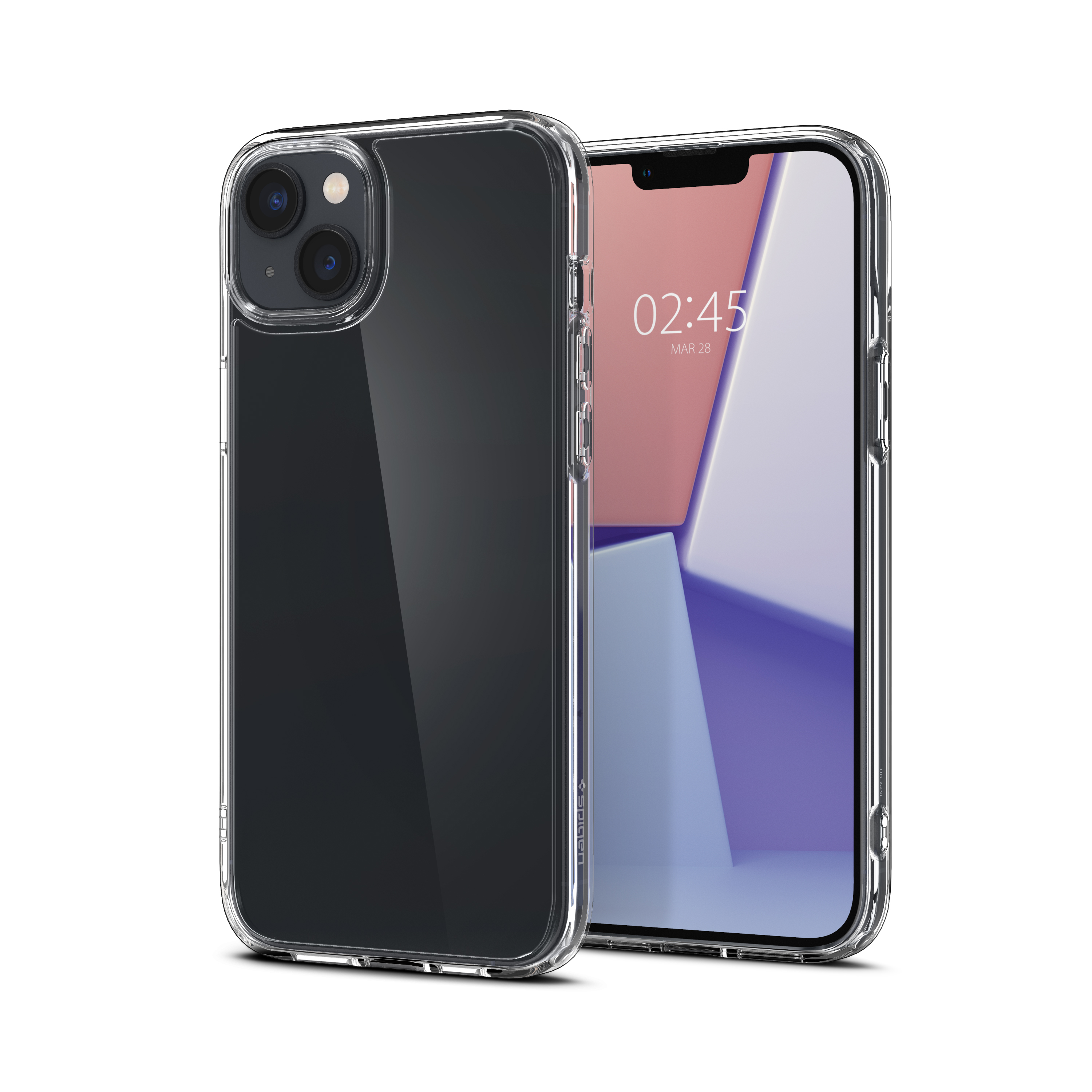 Ốp lưng Spigen Ultra Hybrid cho iPhone 14/14 Plus/ 14 Pro/14 Pro Max - Thiết kế trong suốt, chống sốc , chống ố, chống bẩn , viền camera cao - Hàng chính hãng