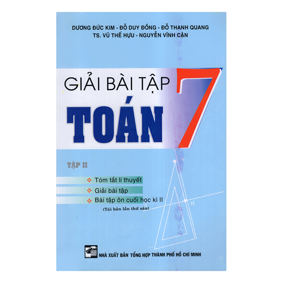 Giải Bài Tập Toán 7 (Tập 2)