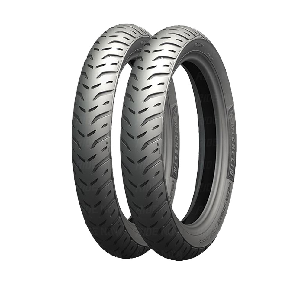 Cặp lốp xe Yamaha Exciter 135 độ hãng Michelin cỡ 70/90-17 và 110/70-17 Pilot Street