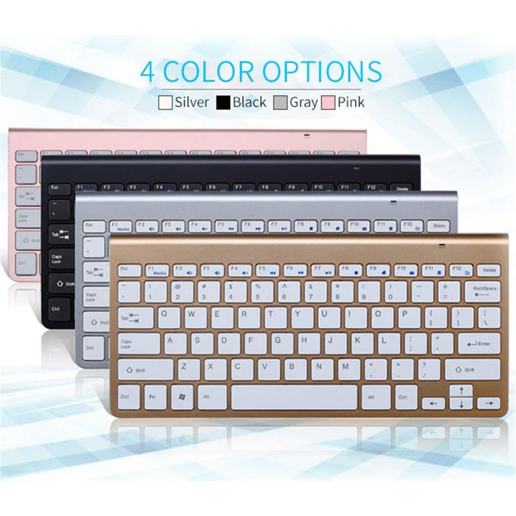 2 Pieces 2.4G Waterproof Wireless Keyboard & Mouse Combo Set for PC Laptop
