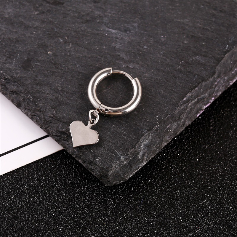 Bông tai khuyên tai nam nữ titan sáng tạo độc đáo unisex