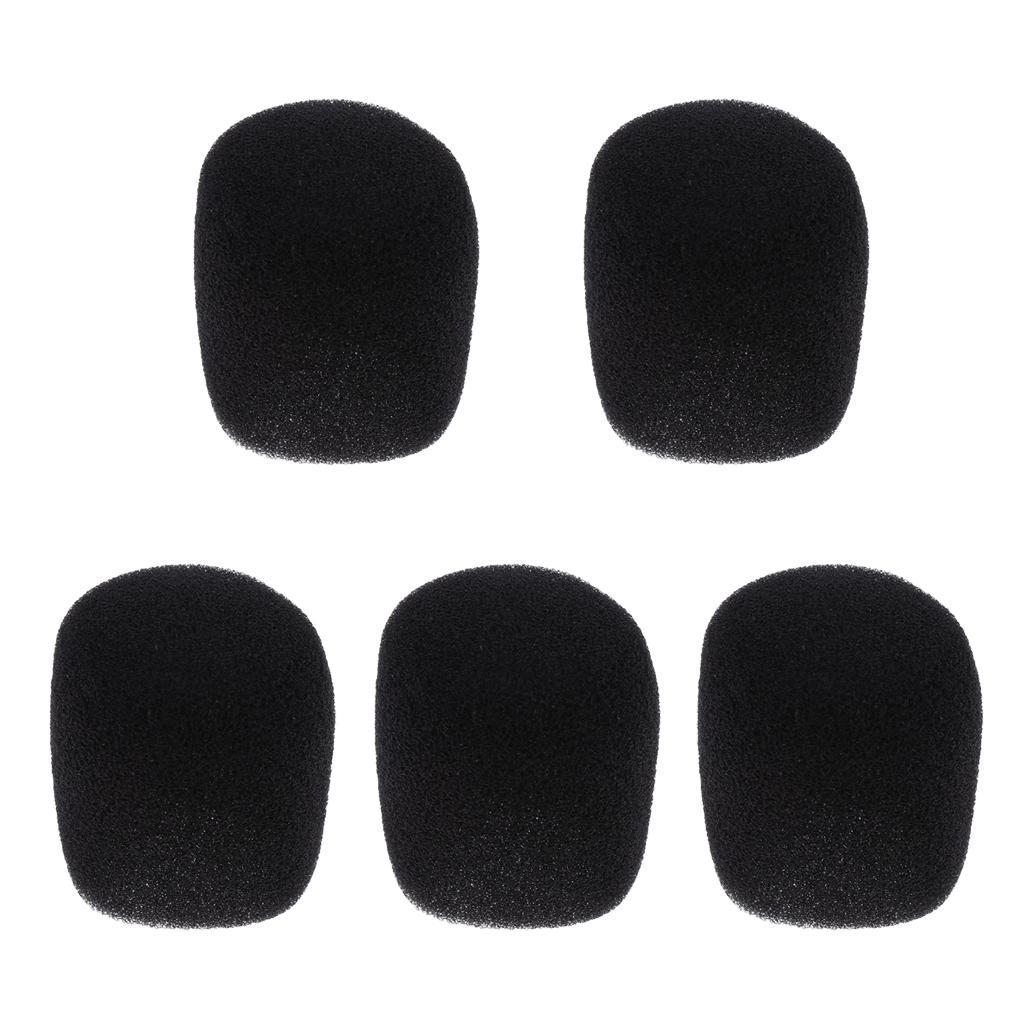 5 Pieces Microphone Windshield Cover Mic Sponge Foam Mic Windscreen 5cm