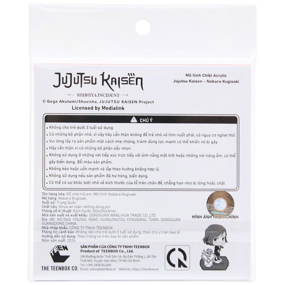Đồ Chơi Mô Hình Chibi Acrylic Jujutsu Kaisen - Nobara Kugisaki