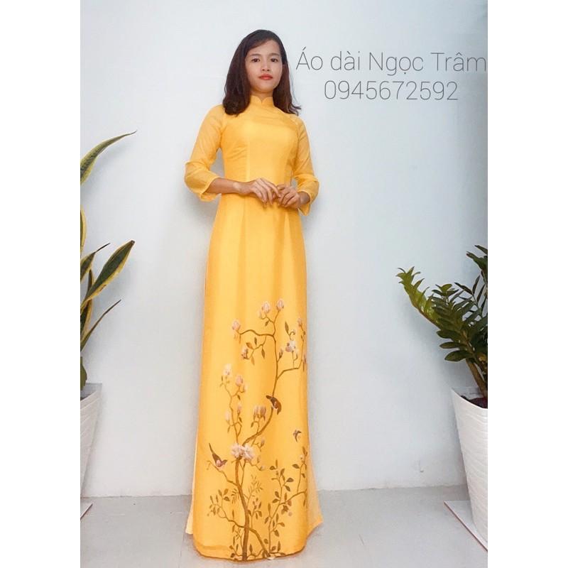 ÁO DÀI MAY SẴN 4 TÀ VOAN LỤA CAO CẤP