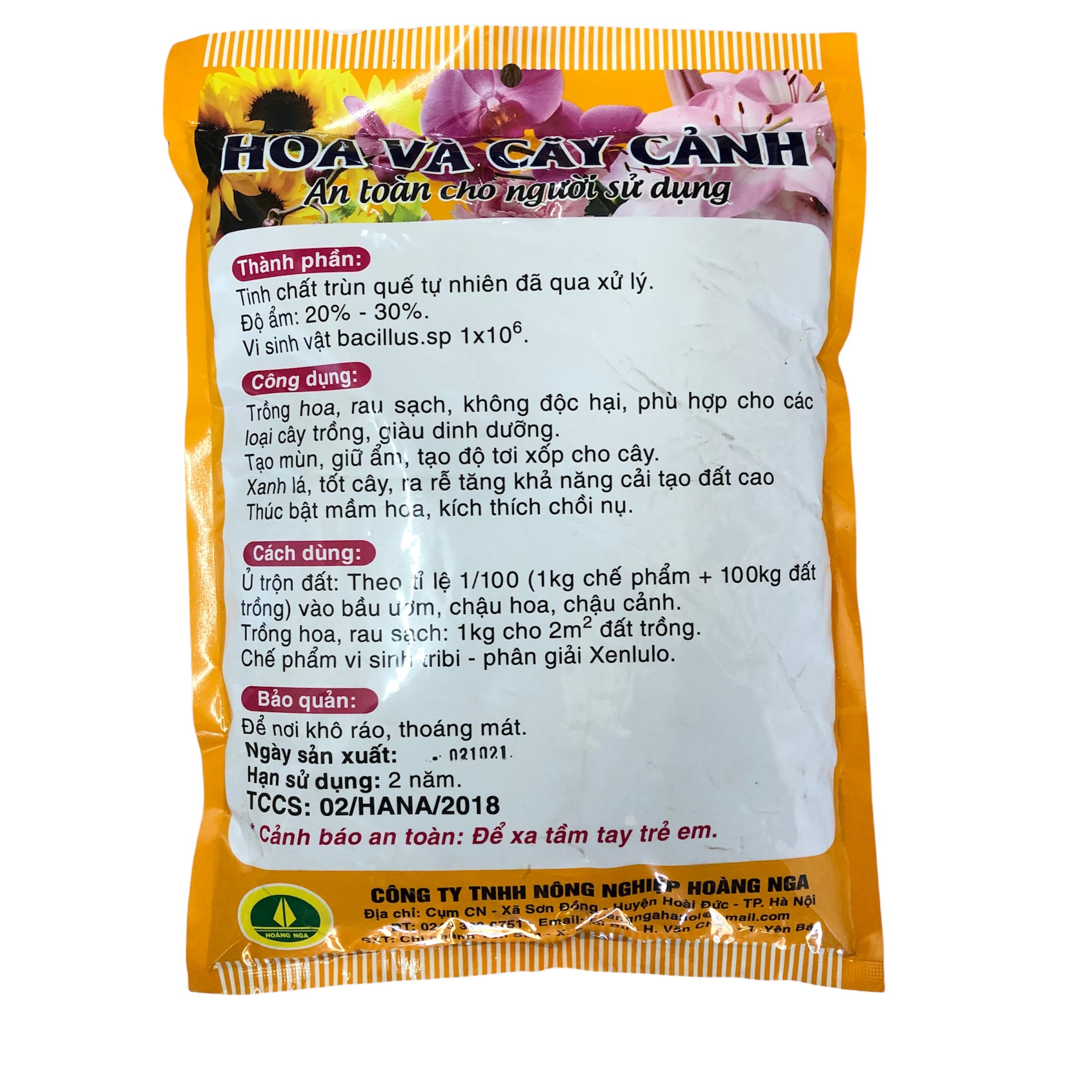Phân trùn quế CÁNH BUỒM VÀNG 2Kg; Tinh chất trùn quế tự nhiên đã qua xử lý; Giúp xanh lá, đẹp hoa, tạo mùn, giữ ẩm, cải tạo đất, thúc bật mầm hoa, kích thích chồi nụ