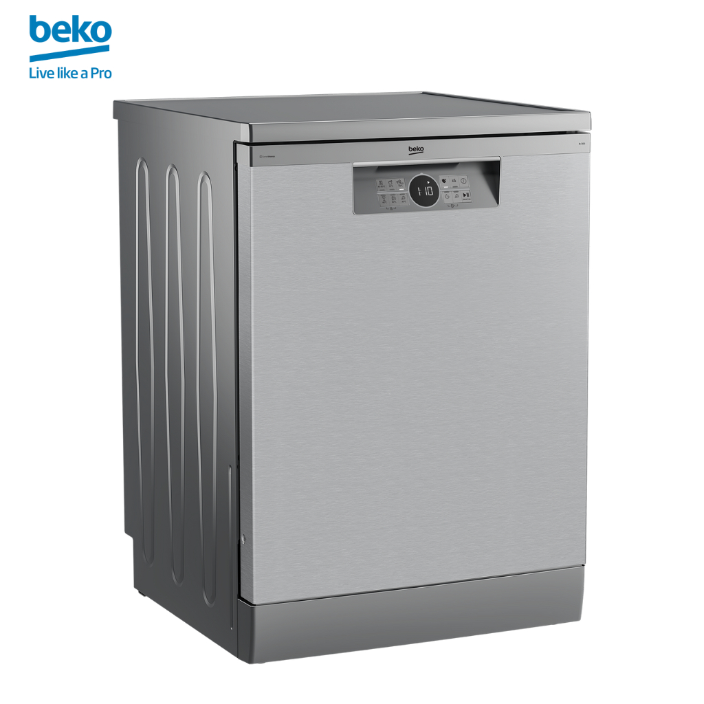 Máy Rửa Chén BEKO Dung Tích 14 Bộ, Tiết Kiệm Điện A++, 6 Chương Trình Rửa Chính, Mở Cửa Tự Động - BDFN26430XC - Hàng Chính Hãng