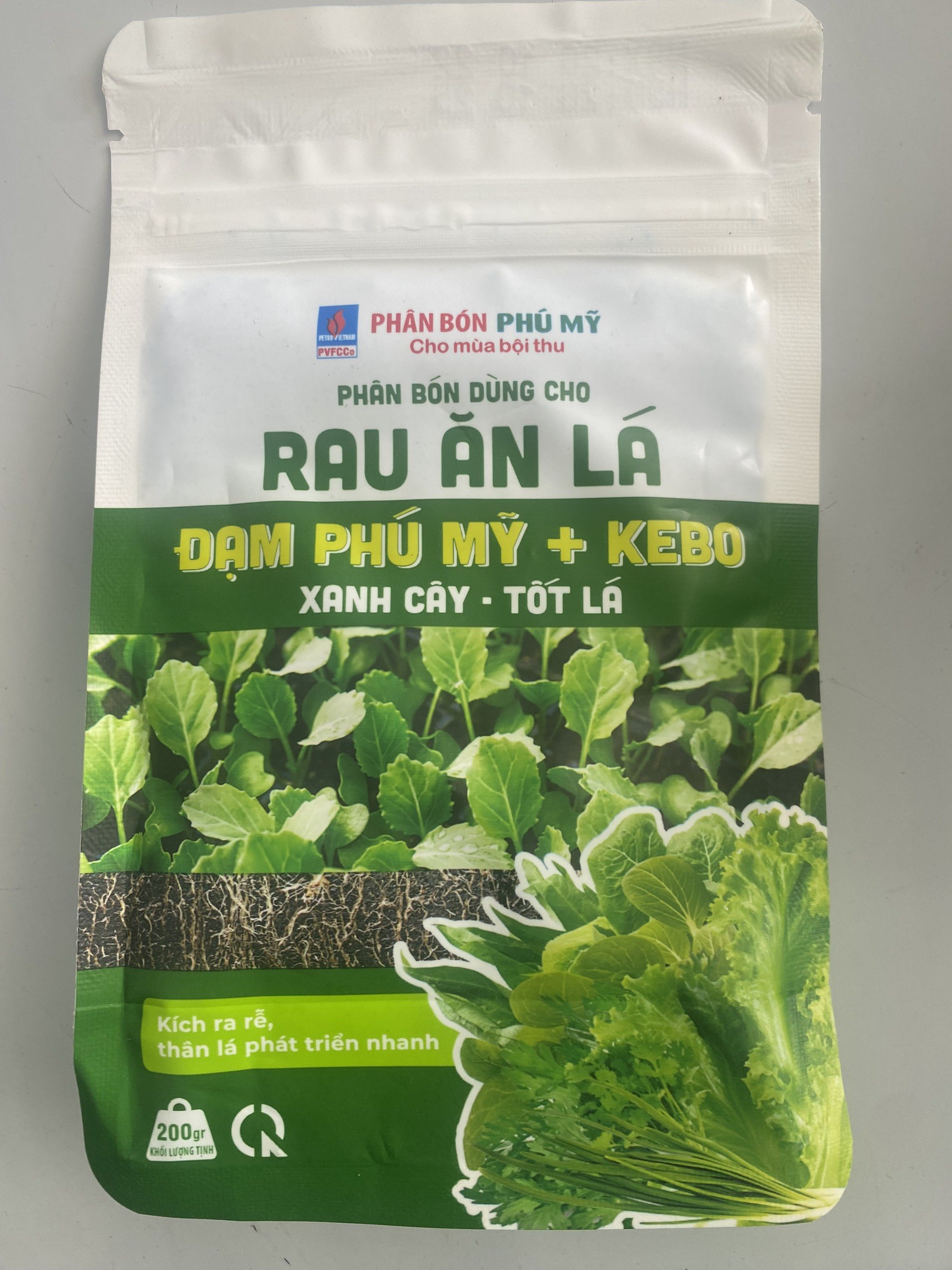 Phân Bón Đạm Phú Mỹ + KEBO | PHÂN BÓN CHUYÊN RAU ĂN LÁ | PHÂN BÓN | TÚI 200G