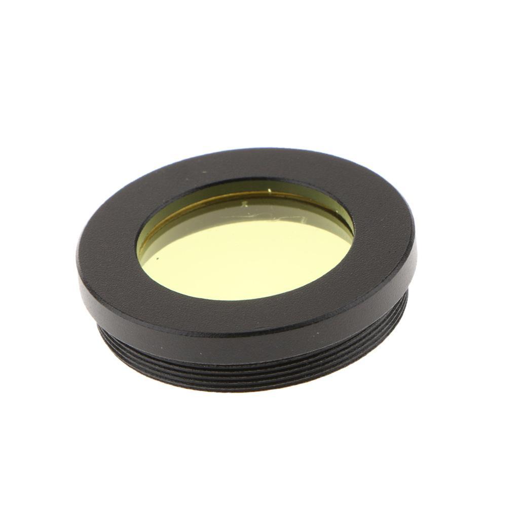 Telescope Eyepiece 1.25" Barlow Lens 3X & Moon Color Filter Yellow Universal