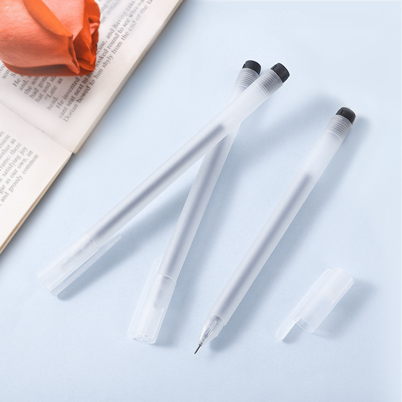 Bút Gel bút bi nước văn phòng mực gel 0.5mm mực đều nét chữ đẹp đủ màu