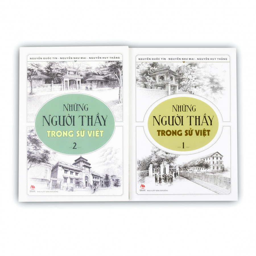 Hình ảnh Sách bộ 2 cuốn Những người thầy trong sử Việt