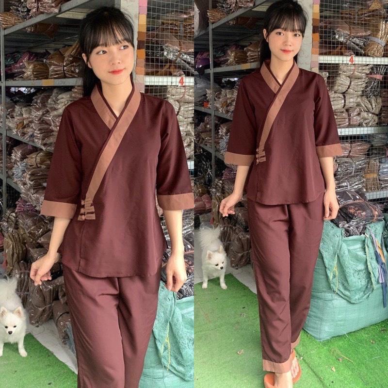 ĐỒ LAM ĐI CHÙA  Cổ Chéo Ba Nút