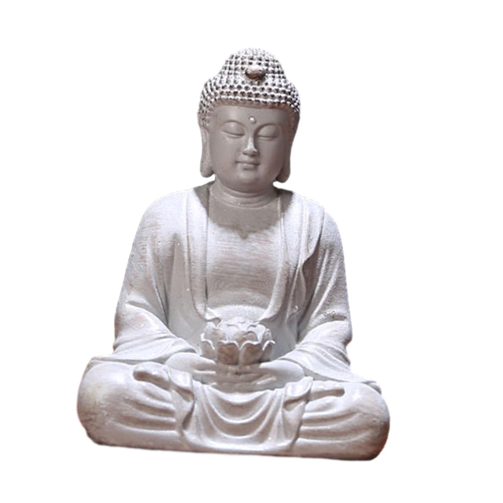 Buddha Statue Decorative Figure Chinese Portable Desktop Tabletop Decoration