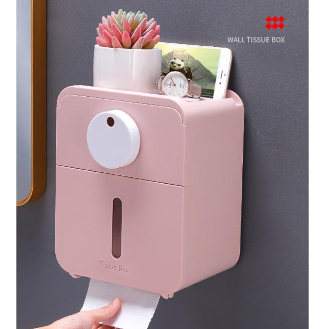 Hộp Đựng Khăn Giấy Treo Tường cho Nhà Bếp / Toilet chống nước cao cấp sang trọng-Tissue box