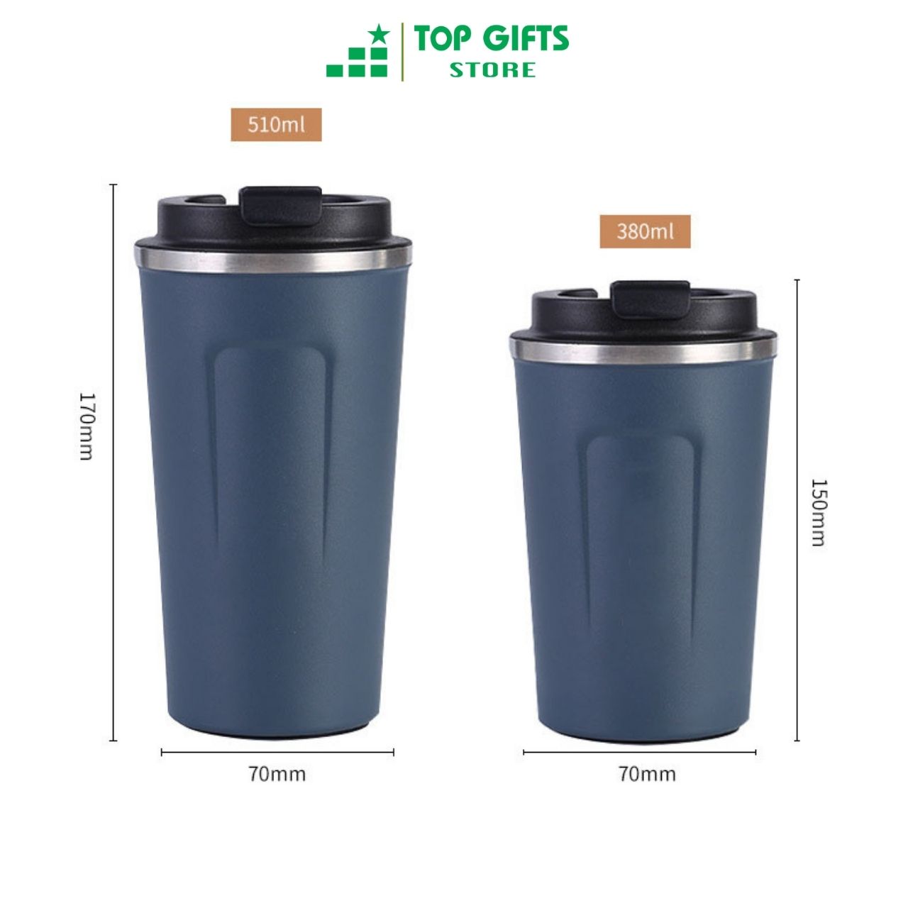 Ly Giữ Nhiệt Coffee XN021 khắc tên 380ml - 510ml