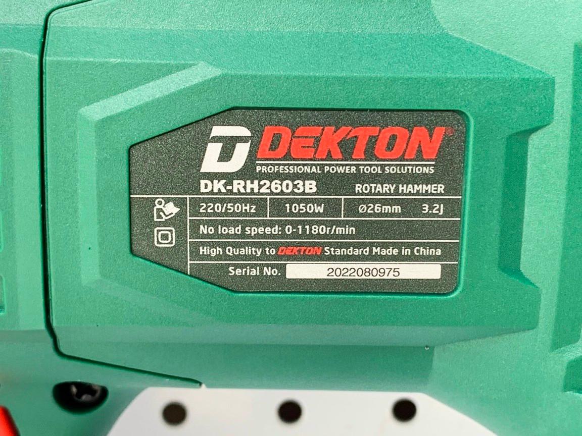 MÁY KHOAN ĐỤC 3 CHỨC NĂNG 1050W 26MM DEKTON DK-RH2603B - HÀNG CHÍNH HÃNG