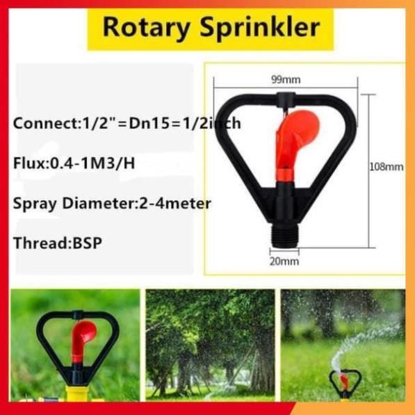 Combo 5 Béc Tưới Cây Phun Mưa Hình Trái Tim Cho Vườn Cây 206851-2a