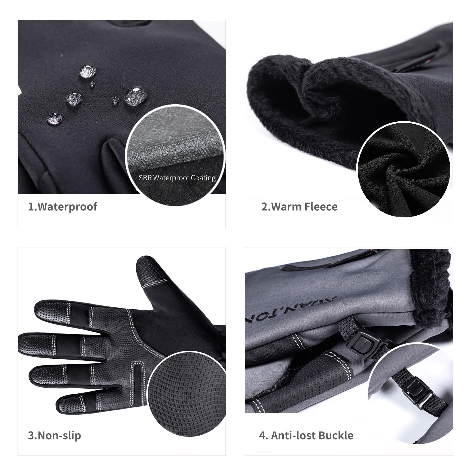 Găng tay màn hình cảm ứng Chống trượt chống gió