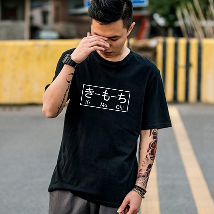 Áo Thun Nam _ Nữ Tay Lỡ Unisex Ki_Mô_Chi Siêu Ngầu